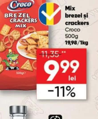Croco Mix brezel și crackers 500g
