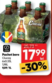 Ciucaș Pachet bere 6x0.33L 1.98L
