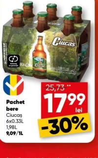 Ciucaș Pachet bere 6x0.33L 1.98L