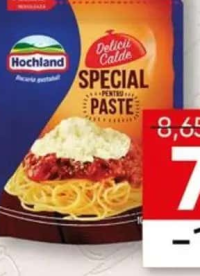 Brânză rasă pentru paste Hochland delicii calde 100g
