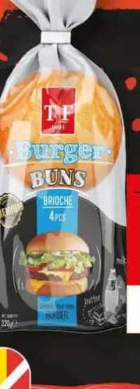 Tims Foods Chifle pentru burger Brioche 4x80g 320g