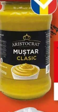 Aristocrat Muștar dulce / clasic / cu hrean 300g