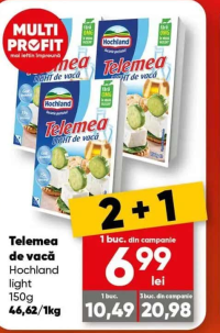Hochland Telemea de vacă light 150g