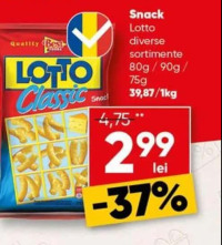 Snack Lotto diverse sortimente 80g / 90g / 75g