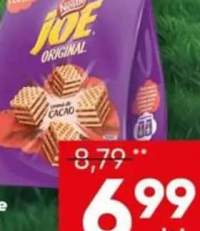 Joe Napolitane cremă de cacao / vanilie 160g