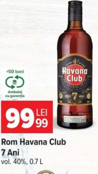 Rom Havana Club 7 Ani vol. 40% 0.7 L