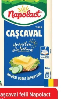 Napolact Cașcaval felii 140 g