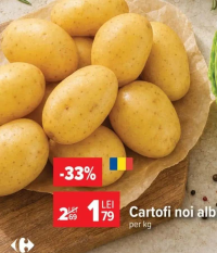 Cartofi noi albi per kg