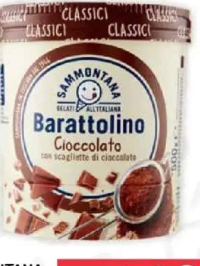 SAMMONTANA Barattolino Înghețată de ciocolată 800 ml