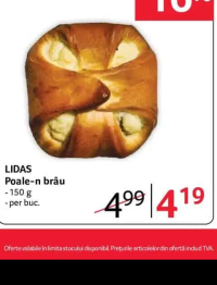 LIDAS Poale-n brâu - 150 g - per buc.