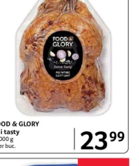 FOOD & GLORY Pui tasty - 1000 g - per buc.