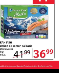 OCEAN FISH Medalion de somon sălbatic - 400 g - per buc.