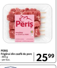 PERIȘ Frigărui din ceafă de porc - 800 g - per buc.