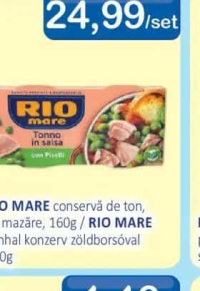RIO MARE conservă de ton cu mazăre 160g