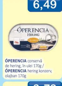 ÓPERENCIA conservă de hering în ulei 170g