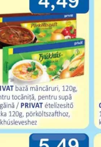 PRIVAT bază mâncăruri 120g