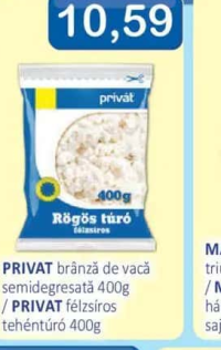 PRIVAT brânză semidegresată 400g