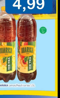 MÁRKA Lemon/Peach ice tea 1.5L