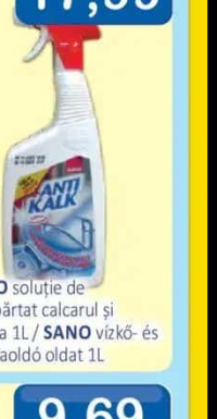 SANO soluție de îndepărtat calcarul și rugina 1L