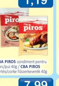 CBA PIROS condiment pentru porc/pui 40g