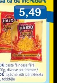 HAJDÚ paste făinoase fără ou 400g