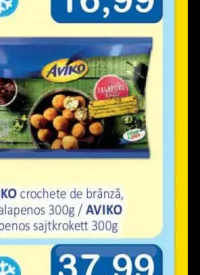 AVIKO crochete de brânză, cu jalapenos 300g