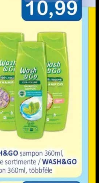 WASH&GO șampon 360ml