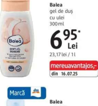Balea gel de duș cu ulei 300 ml
