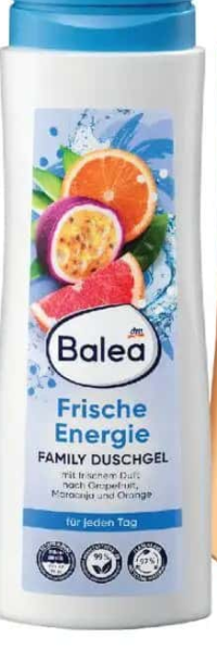 Balea fresh energy gel de duș pentru familie 500 ml