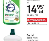Igienol dezinfectant universal două variante 1 l
