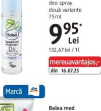 Balea sensitive deo spray diverse variante 75 ml