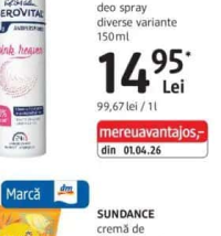 Gerovital H3 deo spray diverse variante 150 ml
