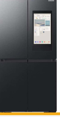 SAMSUNG Side by Side Family Hub RF65DG9H0EB1EO, No Frost, 636 l, H 183 cm, Clasa E, Wi-Fi, Dozator a