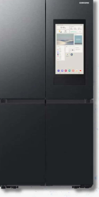 Side by Side SAMSUNG Family Hub RF65DG9H0EB1EO, No Frost, 636 l, H 183 cm, Clasa E, Wi-Fi, Dozator a