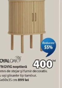 ROYAL OAK LYNGVIG noptieră 45x60x35 cm