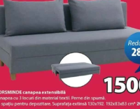 NORSMINDE canapea extensibilă