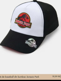 Șapcă de baseball din bumbac Jurassic Park