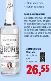 James Cook Rom alb 0,7 L