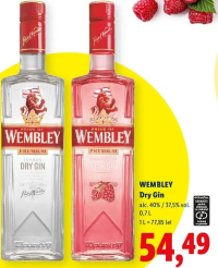 WEMBLEY Dry Gin / Pink Gin 0,7 L