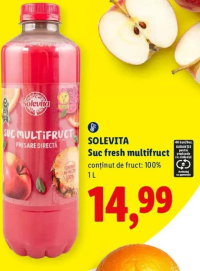 Solevita Suc fresh multifruct 1L
