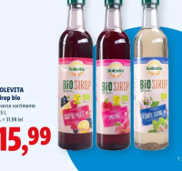 SOLEVITA Sirop bio diverse sortimente 0,5 L