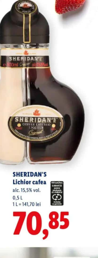 Sheridan's Lichior cafea 0,5L
