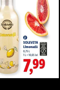 SOLEVITA Limonadă 0,75 L