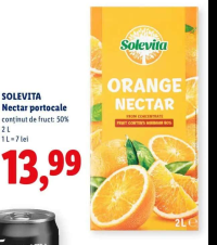 Solevita Nectar portocale 2 L