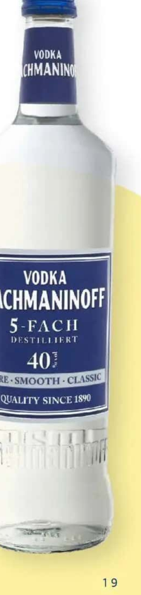 RACHMANINOFF Vodcă 40% vol. 0.7L