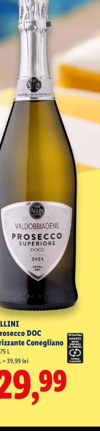 ALLINI Prosecco DOC Frizzante Conegliano 0,75 L