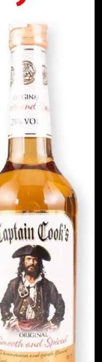 CAPTAIN COOK Băutură spirtoasă Spiced Gold 0,7 L