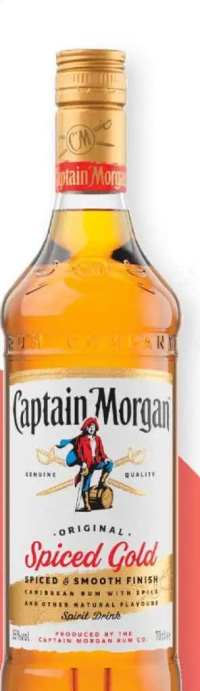 CAPTAIN MORGAN SPICE RUM Băutură spirtoasă Spiced 0,7 L