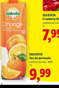 Solevita Suc de portocale 1L