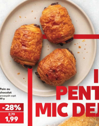 Pain au chocolat proaspăt copt 68 g